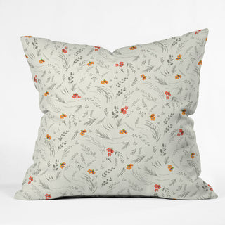 Iveta Abolina Caramel Cream Throw Pillow, 18"x18"