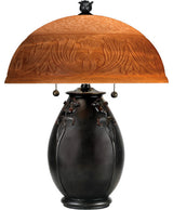 Quoizel QJ6781TR Two Light Table Lamp Glenhaven Teco Rossa