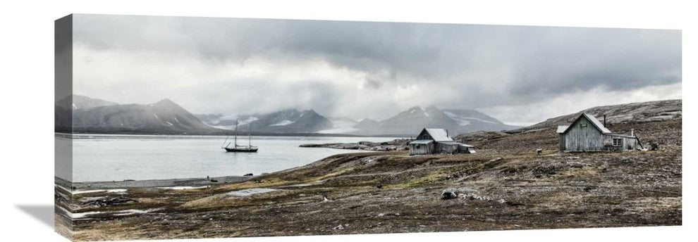 "Raw And Deserted" Stretched Canvas Giclee by Marloes Van Pareren, 30x11"