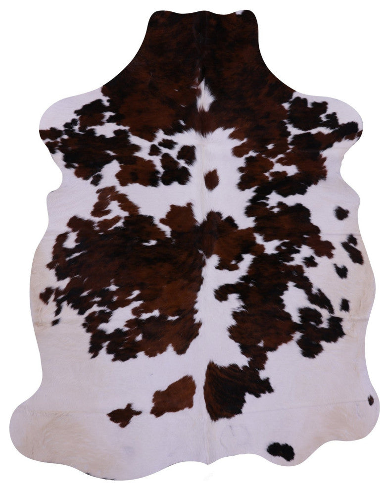 Organic Natural Hair-On Cowhide Area Rug 6' 10" X 5' 6" C1579