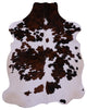 Organic Natural Hair-On Cowhide Area Rug 6' 10" X 5' 6" C1579