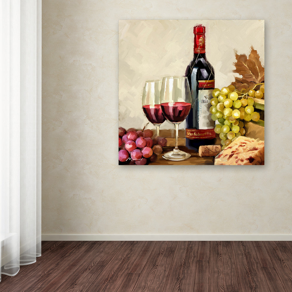 The Macneil Studio 'Vintage Wine' Canvas Art, 35"x35"