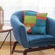 Plutus Blue Dino Graphic Print Luxury Throw Pillow, 12"x20"