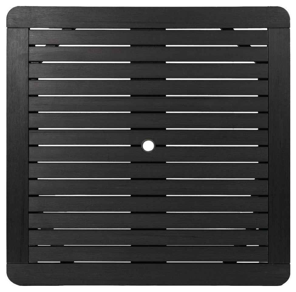 Square Dining Table, Black