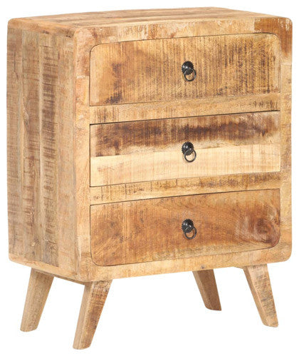vidaXL Sideboard Buffet Cabinet with Storage for Kitchen Rough Mango Wood