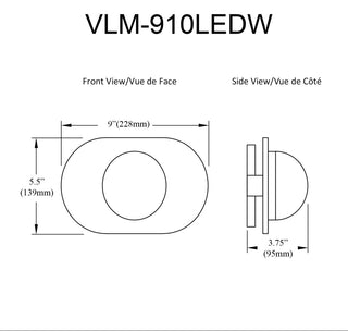 Velma Wall Sconce, 10W, Matte Black, Clear Glass
