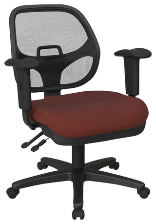 Ergonomic Task Chair With ProGrid Back, Interlink Garnet