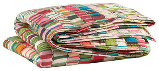 Penelope Stripe Multi Coverlet