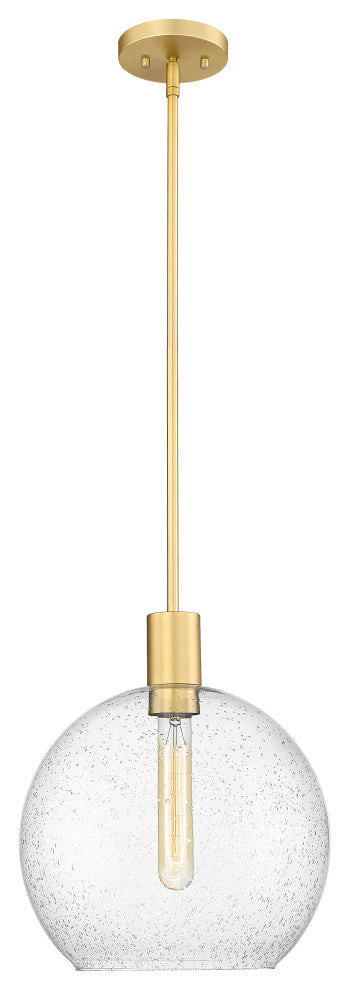 Zlite 7501P14-OBR 1-Light Pendant, Clear Seedy