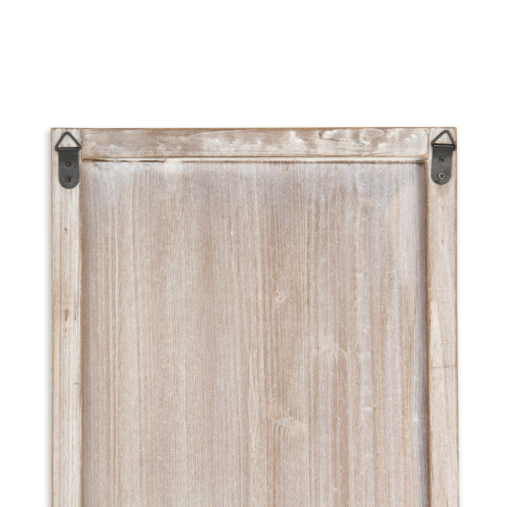 Wooden Chalkboard Wall Organizer