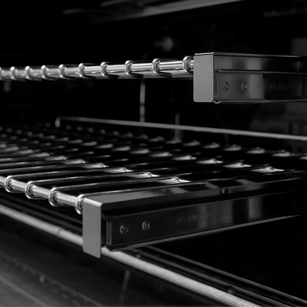 ZLINE 30 Induction Range, Stainless Steel With a Black Matte Door RAIND-BLM-30