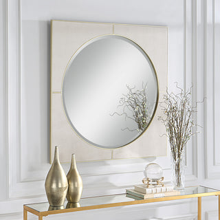 Uttermost 09817 Cyprus White Square Mirror