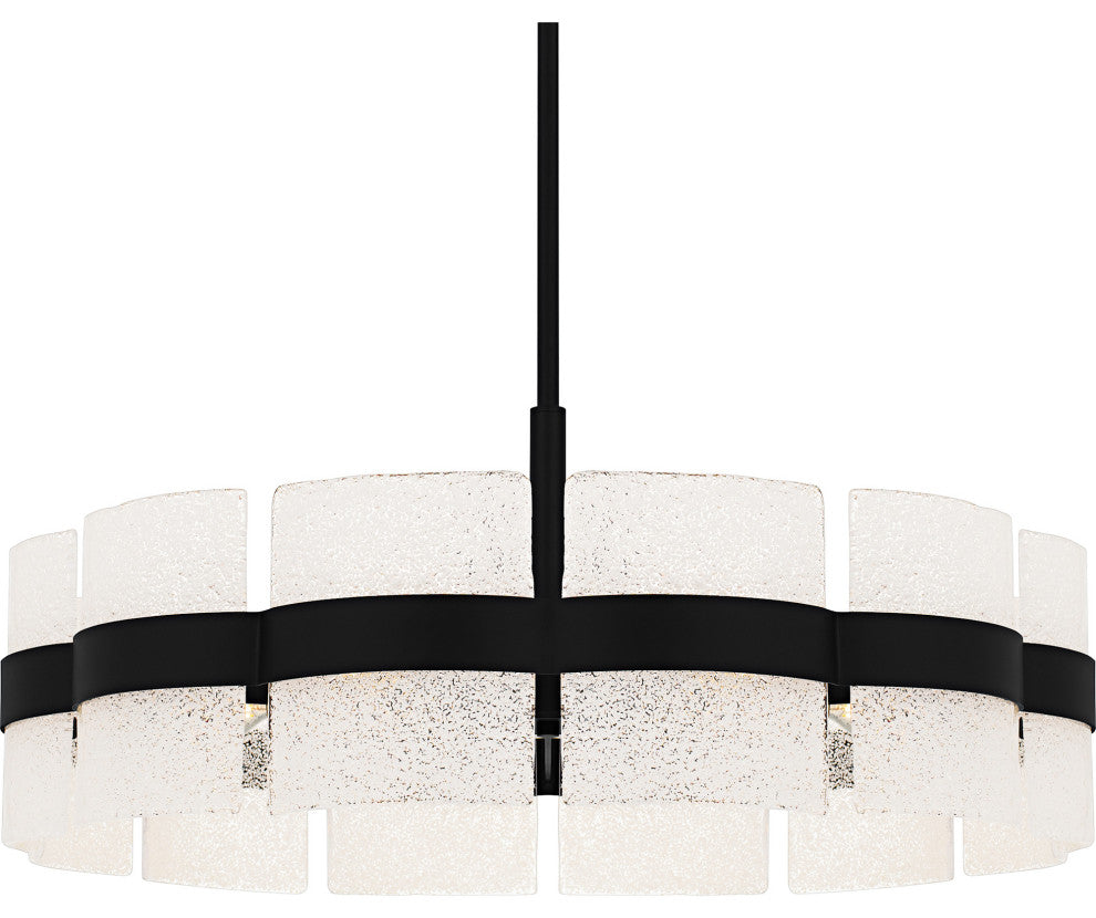 Quoizel SWE2830 Sweeney 6 Light 30"W Pendant / Converts to - Matte Black