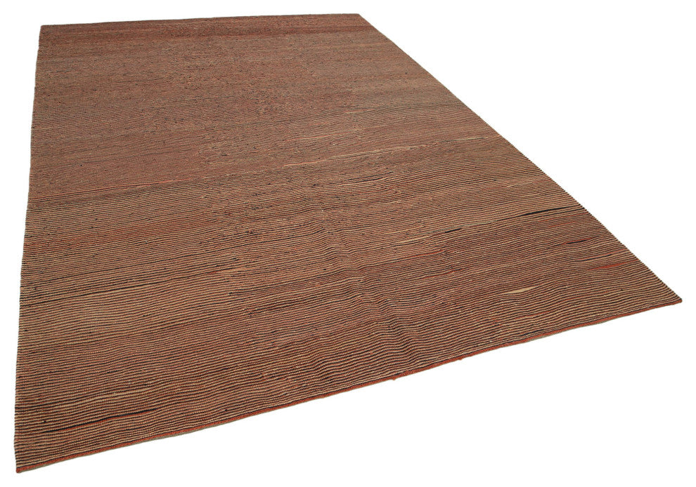 Rug N Carpet - Handmade Oriental 7' 2'' x 10' 3'' Decorative Wool Kilim Rug