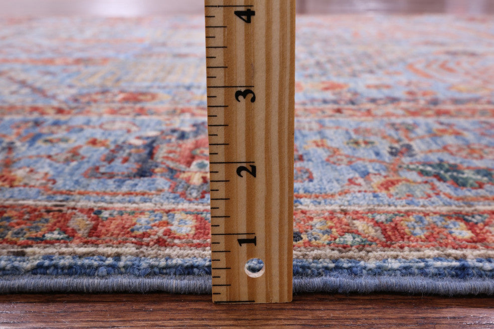 4' 2" X 6' 0" Persian Ziegler Handmade Wool Rug Q11158