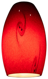 Merlot Pendant Glass Shade, Red Sky