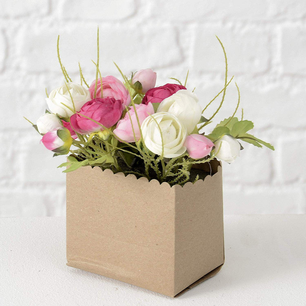 Country Style Paper-Bag Rose Centerpiece