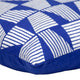 Parkland Collection Geometric Geometric Blue Square 18" x 18" Pillow
