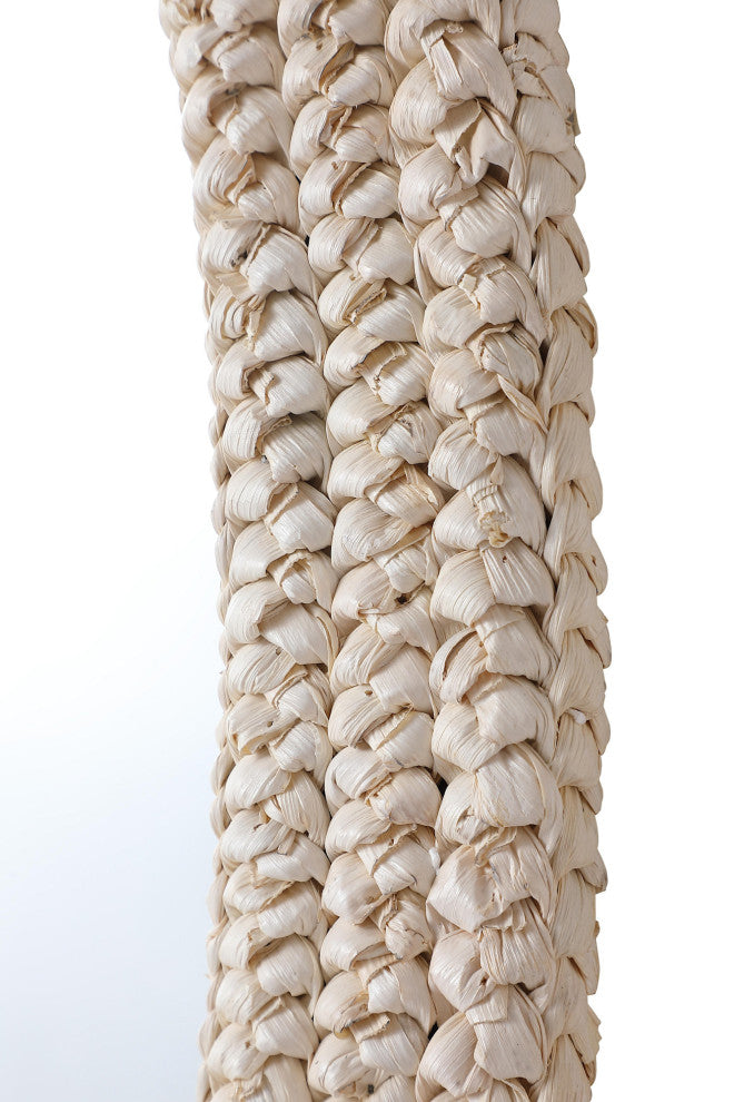 Elegant Lighting MR4C2442 Marlowe 24"W x 42"H Oval Flat Medium - Linen White