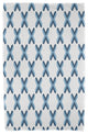 30x60" Criss Cross, Geometric Print Beach Towel, Light Blue