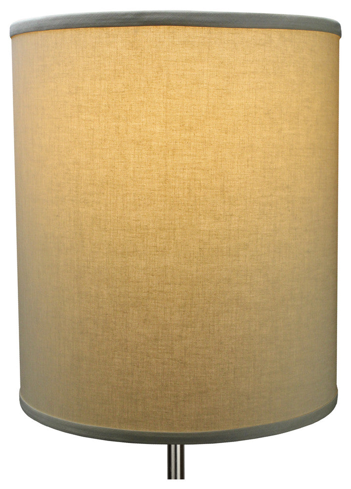 Fenchel Shades, 12"x12"x14" Spider Attachment Drum Lamp Shade, Linen