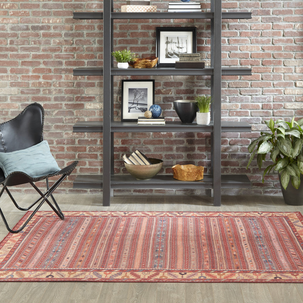 Momeni Afshar AFS-5 Area Rug, Multi, 5'x7'6"