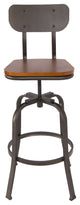 Antique Bronze Swivel Barstool (Set of 2)
