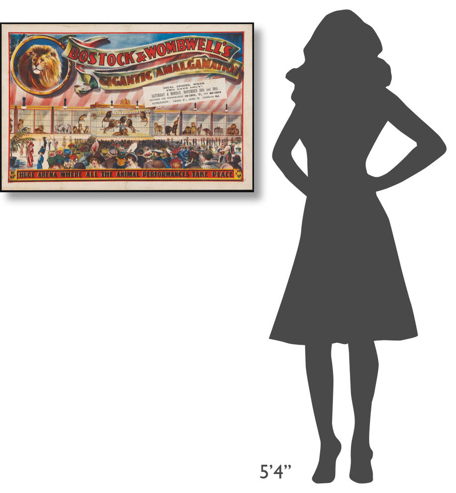 "Circus 1900" Stretched Canvas Giclee by Hollywood Photo Archive, 36x24"