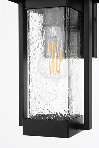 Home Living 6.5" Outdoor Wall Sconce, Black