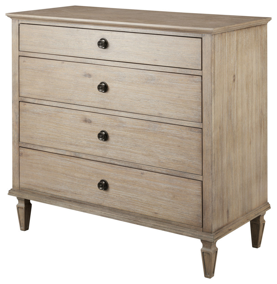 Madison Park Signature Victoria Nightstand, 4-Drawer Dresser