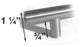 Celeste Bar Pull Cabinet Handle Brushed Nickel , Gold Champagne, 10"x14"