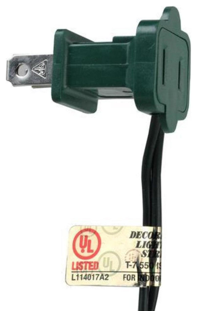 Set Of 35 Green G25 Christmas Lights With Green Wire