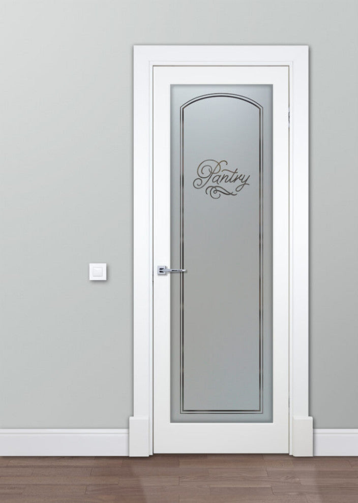 Pantry Door - Melany - Primed - 24" x 96" - Knob on Left - Pull Open