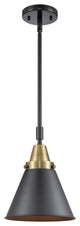 Innovations 447-1S-BAB-M13-BK-LED 1 Light Pendant Black Antique Brass