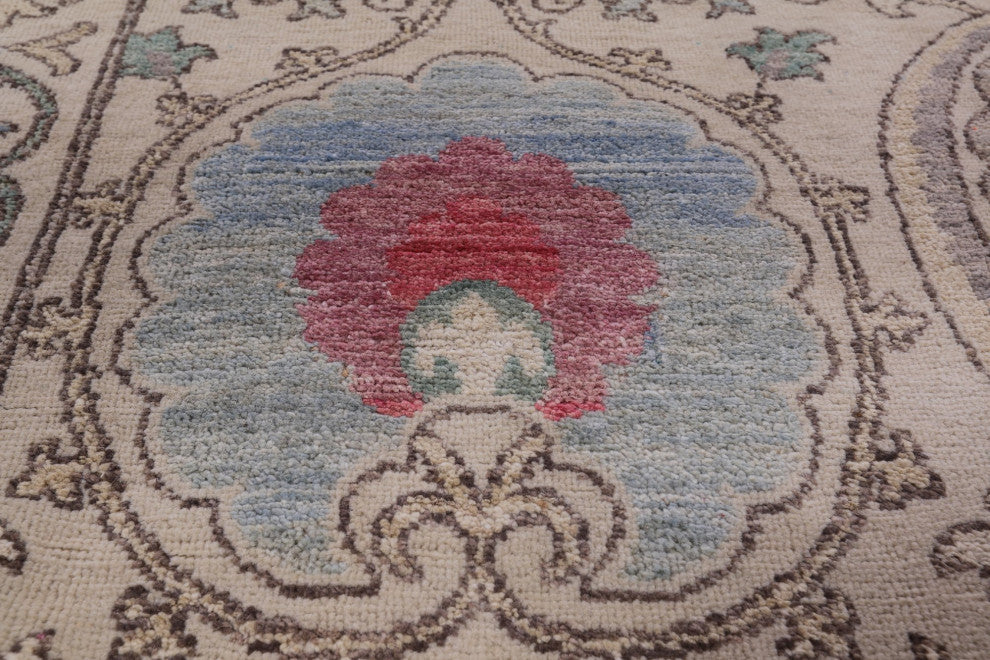 William Morris Hand Knotted Wool Rug 9' 1" X 11' 4" Q4614
