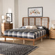 Micah Ash Walnut Platform Bed, King