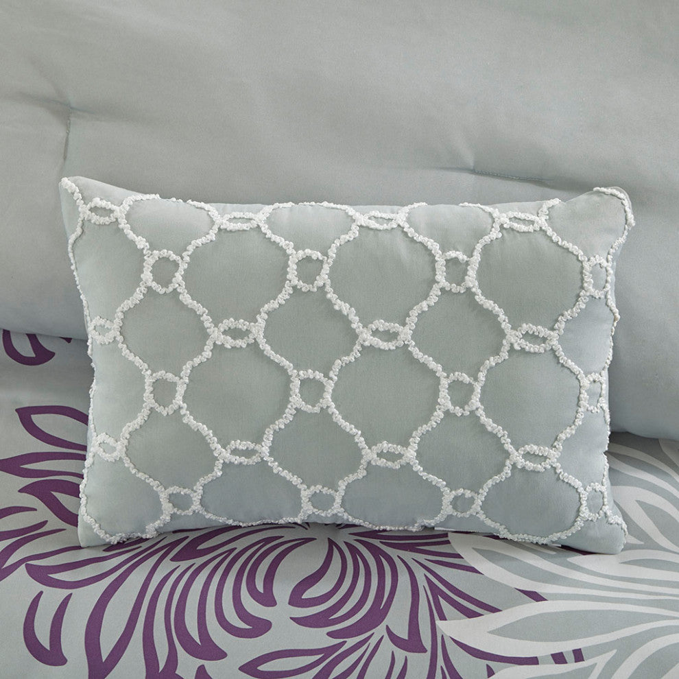 Madison Park Essentials Maible 7 Piece Twin Comforter Set With Cotton Bed Sheets