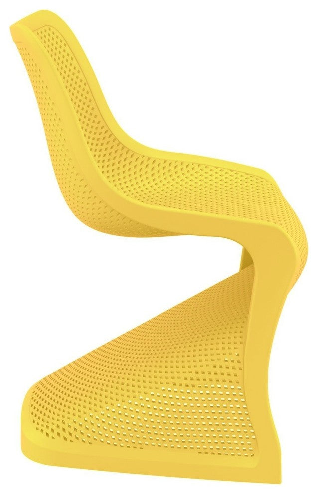 Compamia Bloom Outdoor Dining Chairs, Set of 2, Yellow