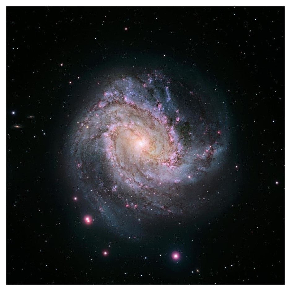 "M83 - Spiral Galaxy (Hubble-Magellan Composite)" Paper Print by NASA, 20"x20"