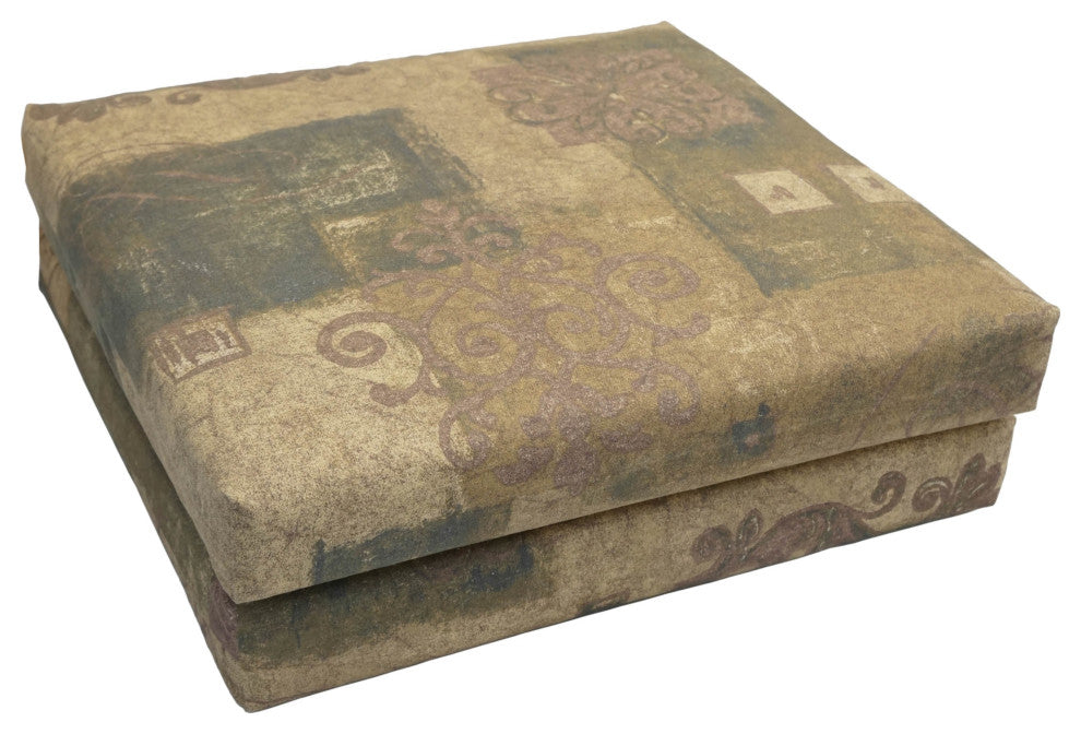 20"X19" Patterned Outdoor Chair Cushions, Set of 2, Urban Comfort