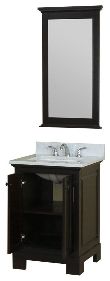 Richmond 24" Bathroom Vanity With Carrera Marble Top