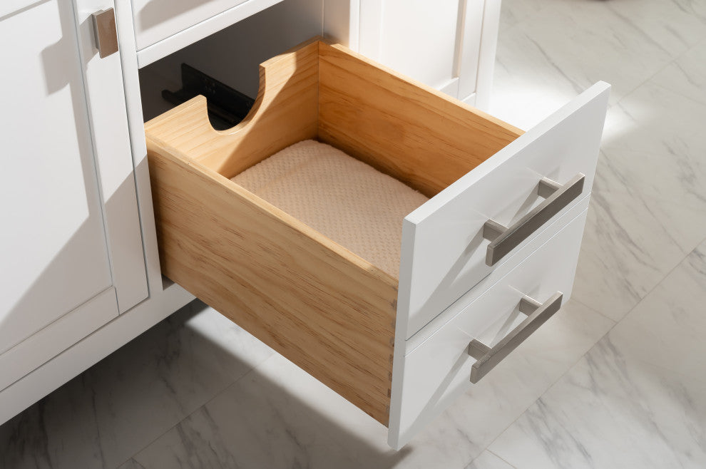 Valentino 42" Single Vanity, White