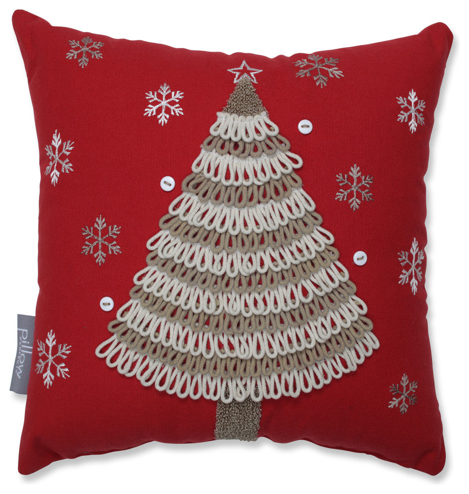 Country Home Tree 12" Throw Pillow