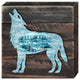 Winter Landscape Wolf Wooden Decor