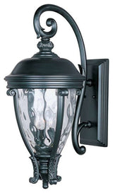 Maxim 41426 Camden VX 29" 3 Light Vivex Wall Sconce - Black / Water Glass