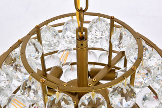 Seren 18" Pendant, Brass