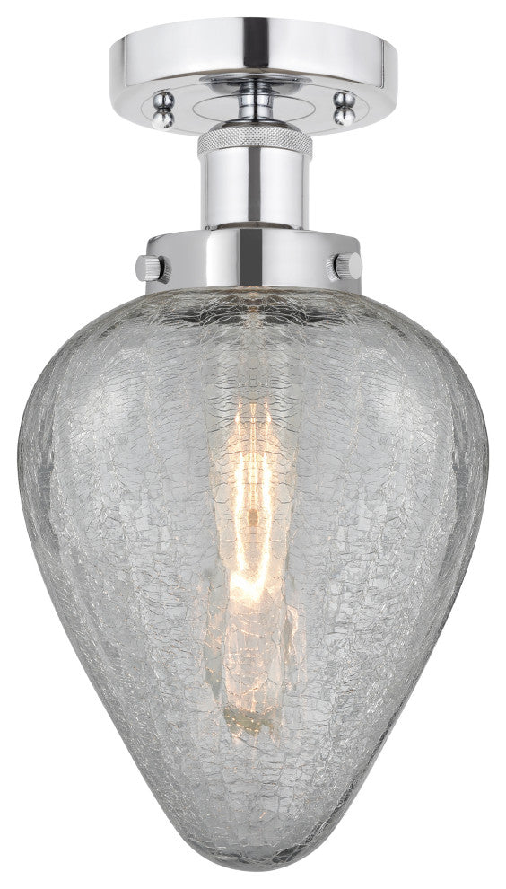 Geneseo 1-Light 6" Semi-Flush Mount Polished Chrome