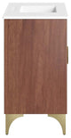Daylight 36" Bathroom Vanity, White Walnut