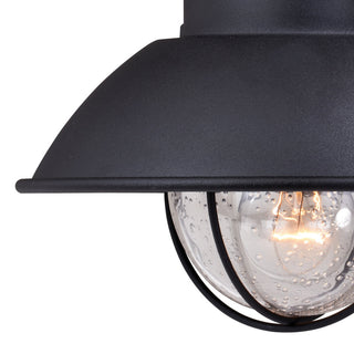 Vaxcel Lighting T0252 Harwich 1 Light 9"H Outdoor Wall Sconce - Textured Black