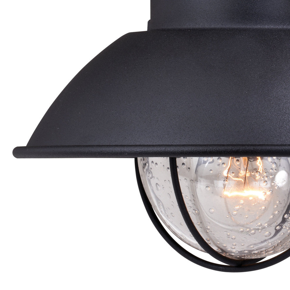 Vaxcel Lighting T0252 Harwich 1 Light 9"H Outdoor Wall Sconce - Textured Black